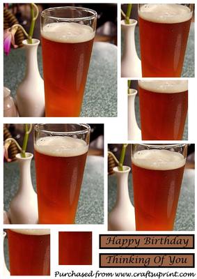 Beer Glass Square Pyramid