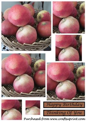 Apples in Basket Square Pyramid