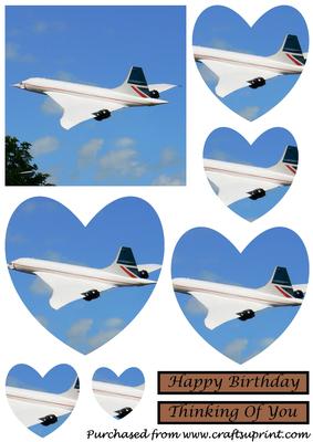 Concorde Heart Shaped Pyramid