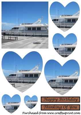 Yacht Heart Shaped Pyramid