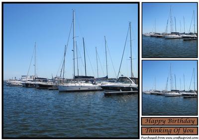 Row of Yachts Topper