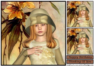 Retro Girl Topper