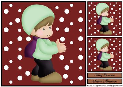 Christmas Boy Topper