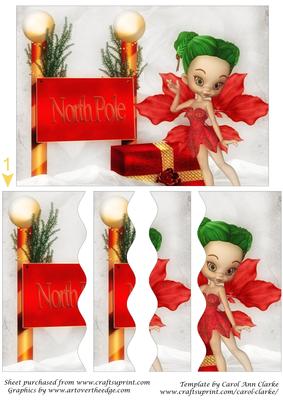 Christmas Fairy Wavy Side Stacker