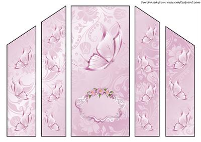 Birthday Butterfly Theatre Fold