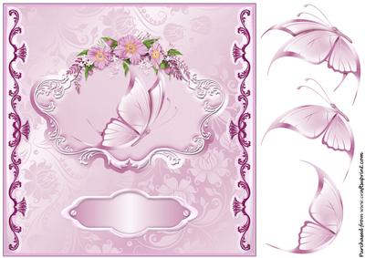 Birthday Butterfly Decoupage