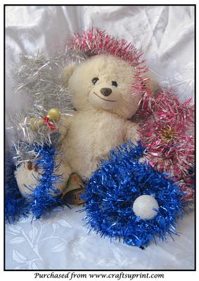 Christmas Teddy Bear A4