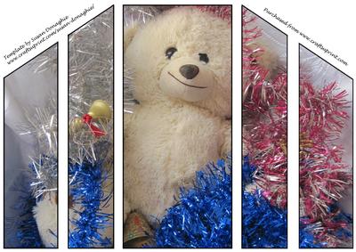 Christmas Teddy Bear Theatre Fold