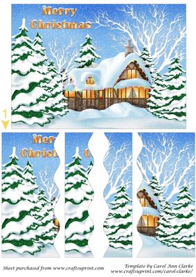 Christmas House Wavy Side Stacker