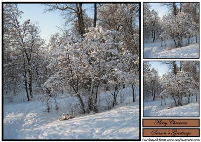 Christmas Scene Topper 16