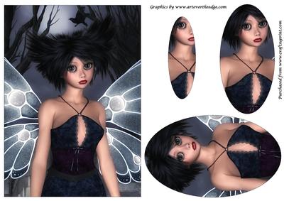 Butterfly Fairy Oval Pyramage