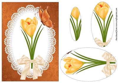 Golden Crocus Oval Pyramage