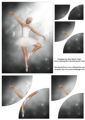 Ballerina Fairy Duo Corner Stacker 4