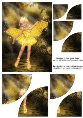 Ballerina Fairy Duo Corner Stacker 5