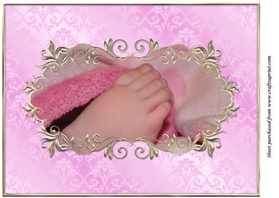 Baby Girl Feet A4