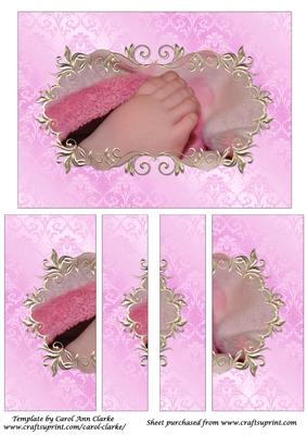 Baby Girl Feet Side Stacker