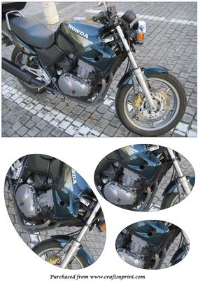 Honda Motorbike Oval Pyramid