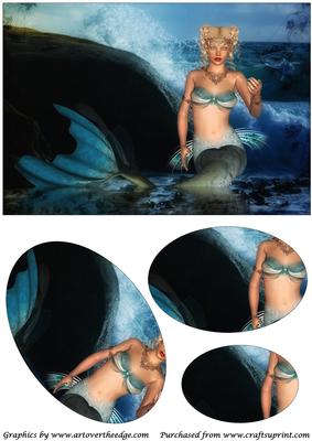 Fairy Mermaid Oval Pyramid 1