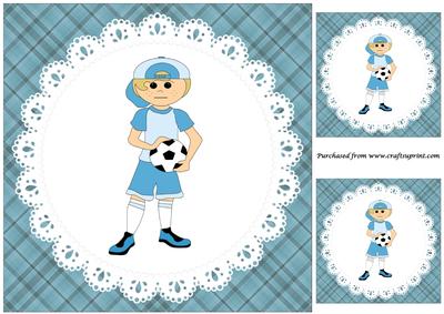 Football Player Topper