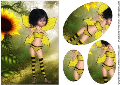 Flute Fairy Oval Pyramid 1
