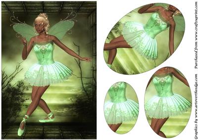Ballerina Fairy Oval Pyramid 2