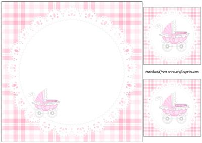 Baby Girl Carriage Insert