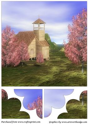 Wooden Church Quadro Petal Corner Stacker