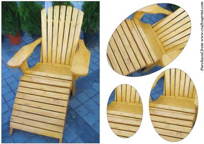 Garden Chair Painting Oval Pyramid