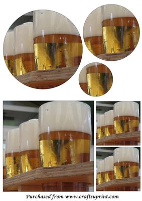 Row of Beers Circle Pyramid