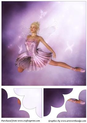Ballerina Fairy Quadro Petal Corner Stacker 3