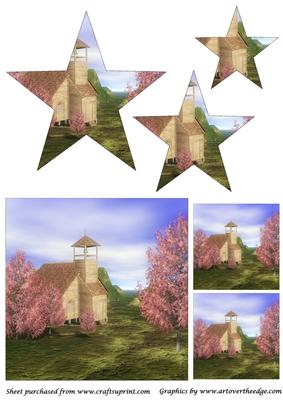 Wooden Church Star Pyramid