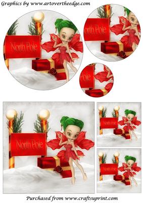Christmas Fairy Circle Pyramage