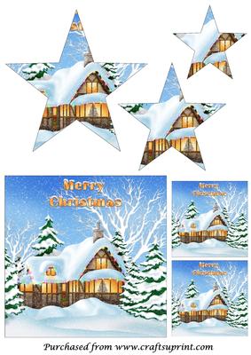 Christmas House Star Pyramid