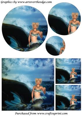 Fairy Mermaid Circle Pyramid 1