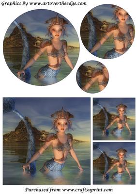 Fairy Mermaid Circle Pyramid 2