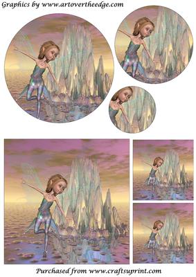 Dancing Butterfly Fairy Circle Pyramid