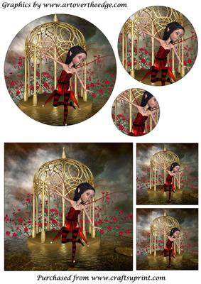 Dancing Butterfly Fairy Circle Pyramid 2