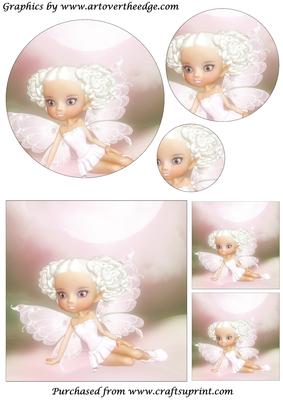 Cute Butterfly Fairy Circle Pyramid