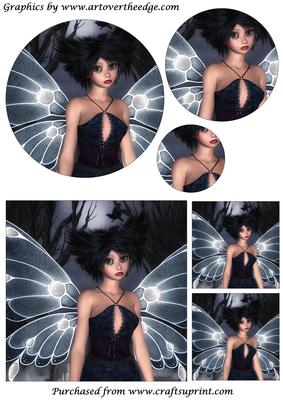 Butterfly Fairy Circle Pyramid