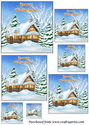Christmas House Toppers