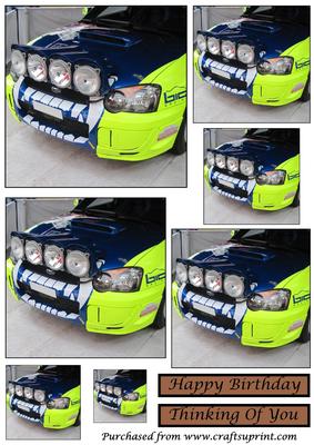 Rally Car Toppers 1