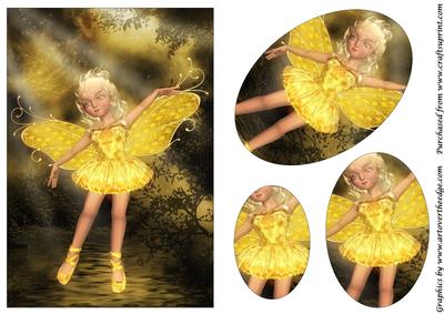 Ballerina Fairy Oval Pyramid 5