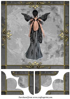 Black Fairy Quadro Petal Corner Stacker