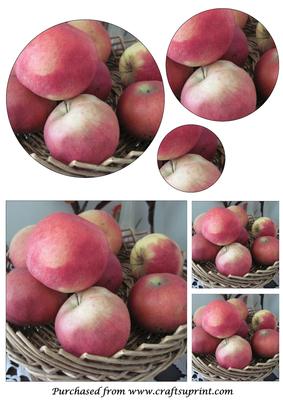 Apples in Basket Circle Pyramid