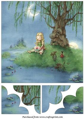 Little Elf Princess Quadro Petal Corner Stacker