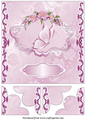 Birthday Butterfly Quadro Petal Corner Stacker