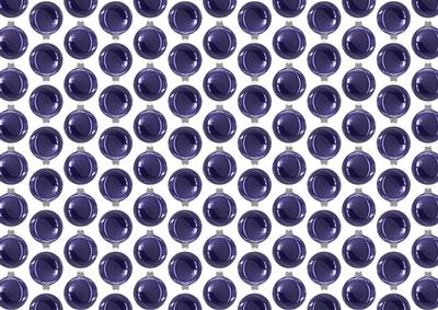 Purple Christmas Baubles Background