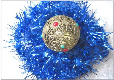 Vintage Christmas Bauble Watercolour Background