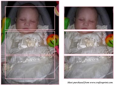 Cute Sleeping Baby Girl Panel Card
