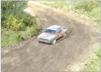 Rally Circuit Watercolour Background 5